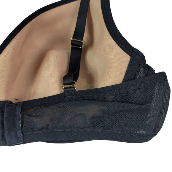 Soma Underwire Bra Black 38C Lace Light Pad Mesh Lightest Lift Perfect Coverage - Picture 7 of 10
